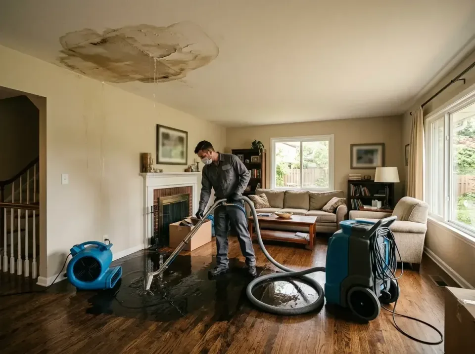 attic-pipe-burst-ceiling-drip-008 — frequently asked questions, Water Damage Restoration & Carpet Care in Florence, OR
